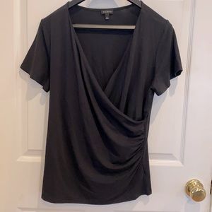 Talbots cross over blouse.